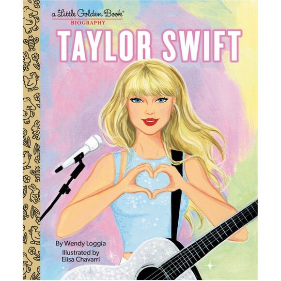 Taylor Swift A Little Golden Book Biography Hardcover Swiftie Fans Best Seller - Picture 1 of 4